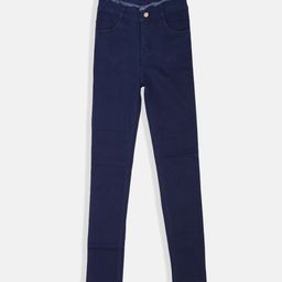 BAESD Girls Skinny Fit Mid-Rise Clean Look Cotton Stretchable Jeans-image-18