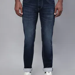 Cantabil Men Regular Fit Light Fade Stretchable Cotton Jeans-image-85