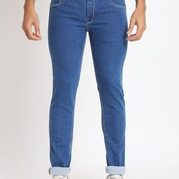 RAGZO Men Slim Fit Low-Rise Clean Look Stretchable Jeans-image-112