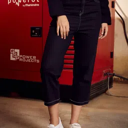 Athena Women Clean Look Straight Fit Cotton Jeans-image-35