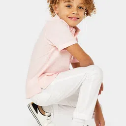 mothercare Boys Clean Look Mid-Rise Regular Fit Pure Cotton Stretchable Jeans-image-73