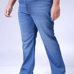 HARDSODA Men Bootcut Light Fade Stretchable Jeans image 3