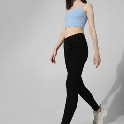 ONLY Women Skinny Fit High-Rise Mildly Distressed Stretchable Jeans-picture-0
