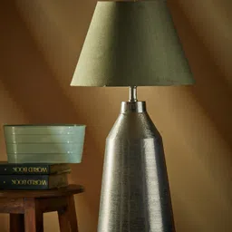 Fabindia Silver-Toned Hamsa Tall Table Lamp-50