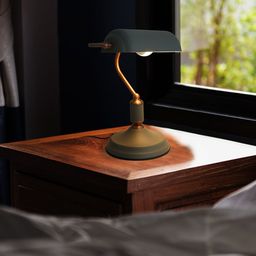 THE STELLAR KRAFT Grey Abstract Shaped Metal Table Lamps-3