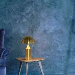 THE STELLAR KRAFT Gold-Toned Spherical Metal Table Lamps-image-47