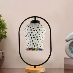 Devansh Black & White Abstract Shaped Table Lamps-image-31