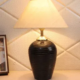 foziq Brown Textured Table Lamp-picture-33