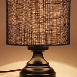 Devansh Blue Textured Table Lamp-45