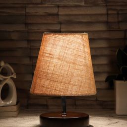 Devansh Beige Textured Table Lamp-8