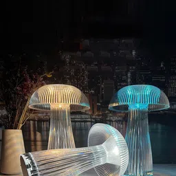 THE ARTMENT White Solid Table Lamps-34