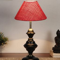 Devansh Pink Solid Table Lamps-58