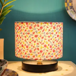 Devansh Multicoloured Printed Table Lamp with Shade image 5