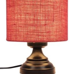 Devansh Pink Jute Cylinder Shade Table Lamp image 3