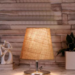 Devansh Beige Textured Table Lamp image 5