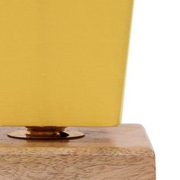 Devansh Yellow Abstract Shaped Traditional Floor Lamp with Shade image 4