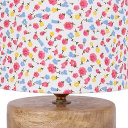 Devansh Multicoloured Printed Cotton Shade Table Lamp image 5