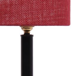 Devansh Maroon Textured Table Lamp image 2