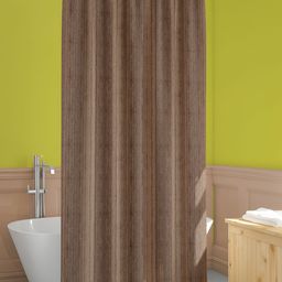ArtzFolio Brown Printed Waterproof Shower Curtains-64