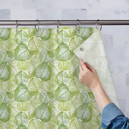ArtzFolio Green Printed Waterproof Shower Curtains-image-55