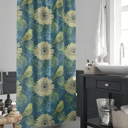 ArtzFolio Blue & Green Printed Waterproof Shower Curtains-image-71