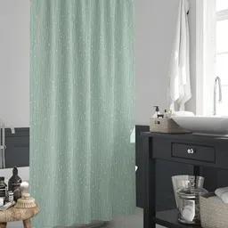 ArtzFolio Green Printed Waterproof Shower Curtains-89