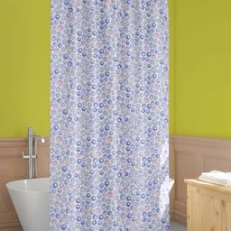 ArtzFolio Blue & White Printed Waterproof Shower Curtains-image-75