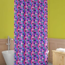 ArtzFolio Purple & Pink Printed Waterproof Shower Curtains-image-68