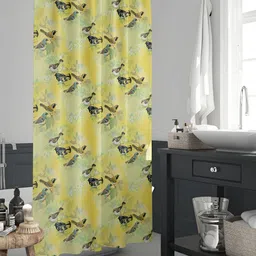 ArtzFolio Yellow & Green Printed Waterproof Shower Curtains-picture-16