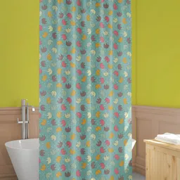 ArtzFolio Green & Pink Elephant Printed Waterproof Shower Curtains-picture-44