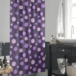 ArtzFolio Purple & Lavender-colored Printed Waterproof Shower Curtain-15