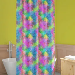 ArtzFolio Pink & Green Printed Waterproof Shower Curtains-image-54