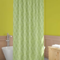 ArtzFolio Green & White Printed Waterproof Shower Curtains-image-19