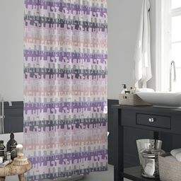 ArtzFolio Purple & Pink Printed Waterproof Shower Curtains-image-65