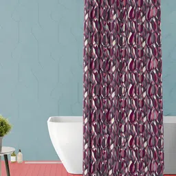 ArtzFolio Purple & Pink Printed Waterproof Shower Curtains-image-90