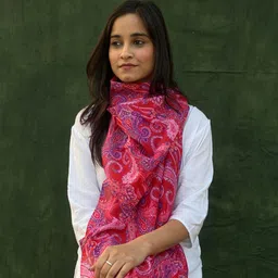 BUTA BUTI Ethnic Motifs Printed Cotton Scarves-51