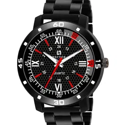 HECTOR Men Black Printed Dial & Black Bracelet Style Straps Analogue Watch HC106-image-80