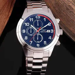 Sector Men Textured Dial Stainless Steel Bracelet Style Straps Analogue Watch R3273740003-image-57