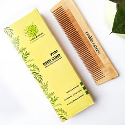 Enable Nature Neem Wood Comb-Single Teeth-10