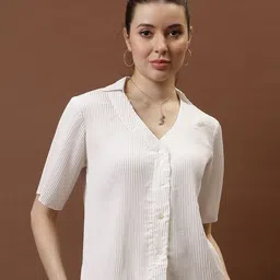 Athena Immutable Crepe Shirt Style Top-image-9