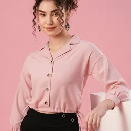 Globus Lapel Collar Shirt Style Top-image-9