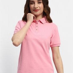 Madame Cotton Polo Collar Tshirts-image-96