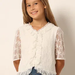 Vero Moda Girls Ruffles Shirt Style Top-image-49
