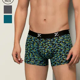 XYXX Men IntelliSoft Antimicrobial Micro Modal Pack of 3 Shuffle Trunks XYTRNK3PCKN73XXL-picture-27