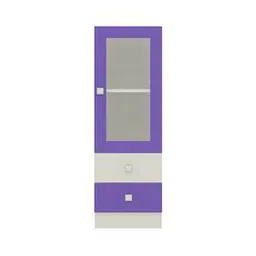 adona Minerva Engineered Wood Kids Bookshelf in Lavender Purple Colour-picture-11