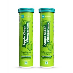 HealthKart HK Vitals ACV 750 mg Effervescent, 30 tablet(s) Green Apple-image-96