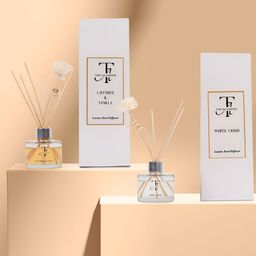 THE ACADOUR 2-Pcs Reed Diffuser Lavender & Vanilla & White Oudh 100ml-14