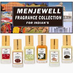 Menjewell Set of 6 Premium Quality Fine Fragrances Perfume 3 ml each-4