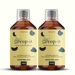 Ayuvya Set of 2 Drop-it Juice For Fat Burner Support Weight Loss & Improve Digestion-500ml-13