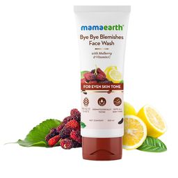 Mamaearth Bye Bye Blemishes Face Wash with Mulberry and Vitamin C  - 100ml-55